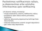 Lietuvos Respublikos (LR) tarptautinių sutarčių sudarymas 15 puslapis