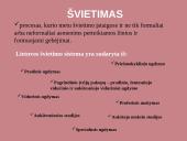 Lietuvos Respublikos švietimo sistema ir reformos 3 puslapis