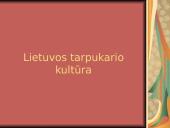 Lietuvos tarpukario kultūra