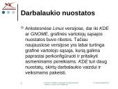 LINUX/UNIX sandara. Katalogai, jų organizavimas ir darbas su jais LINUX sistemoje 16 puslapis