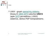 LINUX/UNIX sandara. Katalogai, jų organizavimas ir darbas su jais LINUX sistemoje 20 puslapis