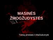 Masinės žmogžudystės