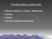 Mesopotamijos civilizacija 3500m. – 539m.pr. Kr. 5 puslapis