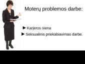 Moterų problemos darbe