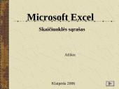 MS Excel - paprastų funkcijų aprašymai