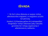 Viešojo administravimo valdymo pokyčiai 15 puslapis