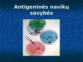 Navikas ir organizmo imunitetas, antigeninės navikų savybės, nesavitasis organizmo atsparumas navikams  8 puslapis