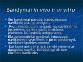 Navikas ir organizmo imunitetas, antigeninės navikų savybės, nesavitasis organizmo atsparumas navikams  9 puslapis