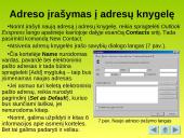 Outlook Express. Laiškų tvarkymas ir adresų knygelė 11 puslapis