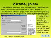 Outlook Express. Laiškų tvarkymas ir adresų knygelė 12 puslapis