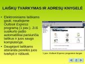 Outlook Express. Laiškų tvarkymas ir adresų knygelė 3 puslapis