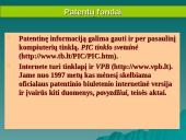 Patentinė informacija 18 puslapis