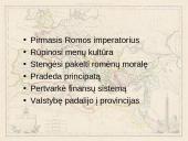 Romos imperija 509 m. pr. Kr. – 30 m. pr. Kr.  15 puslapis