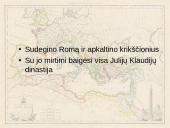 Romos imperija 509 m. pr. Kr. – 30 m. pr. Kr.  20 puslapis
