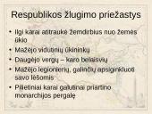 Romos imperija 509 m. pr. Kr. – 30 m. pr. Kr.  7 puslapis