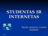 Studentas ir internetas