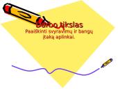 Svyravimų ir bangų įtaka aplinkai 2 puslapis