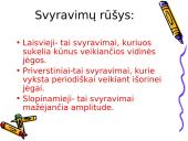 Svyravimų ir bangų įtaka aplinkai 5 puslapis
