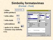 Tekstų redaktorius Microsoft Word 17 puslapis