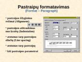 Tekstų redaktorius Microsoft Word 18 puslapis
