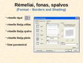 Tekstų redaktorius Microsoft Word 19 puslapis