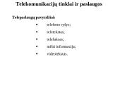 Telekomunikacijų tinklai ir paslaugos 14 puslapis