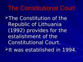The Judicial System of Republic of Lithuania 6 puslapis