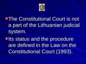 The Judicial System of Republic of Lithuania 8 puslapis