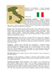 Informacija apie Italiją