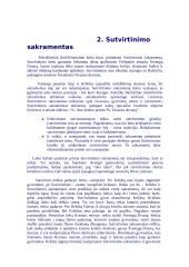 Sakramentai. Sutvirtinimo sakramentas 4 puslapis