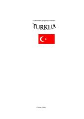 Turkija, jos charakteristika