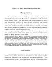 Fiskalinė politika. Monopolinė ir oligopolinė rinkos 9 puslapis