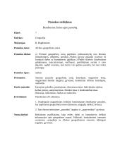 Pamokos stebėjimas: Afrikos geografinės zonos