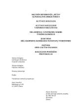 Įvairūs raštvedybos dokumentai 20 puslapis