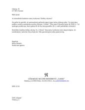 Įvairūs raštvedybos dokumentai 5 puslapis