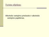 10 klasių moksleivių alkoholio vartojimo priežastys ir paplitimas 5 puslapis