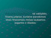 2007 metų Lietuvos Respublikos (LR) biudžetas 2 puslapis
