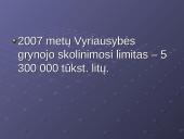 2007 metų Lietuvos Respublikos (LR) biudžetas 19 puslapis
