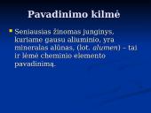 Aliuminis (lot. Aluminium) 7 puslapis