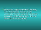 Alkoholiai, alkoholių skirstymas, savybės 4 puslapis