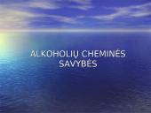 Alkoholiai, alkoholių skirstymas, savybės 8 puslapis