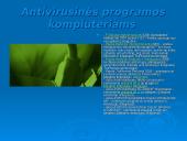 Apsaugos priemonės: antivirusinės programos  4 puslapis