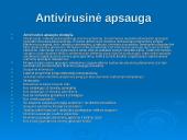 Apsaugos priemonės: antivirusinės programos  6 puslapis