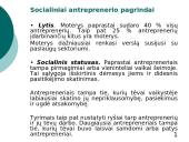 Antrepreneris. Pasireiškimas ir veikla 13 puslapis