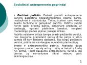 Antrepreneris. Pasireiškimas ir veikla 15 puslapis