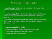 Asortimentas. Jo politika ir tikslai