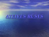 Ateivės rūšys