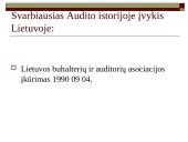 Audito raida pasaulyje ir Lietuvoje 6 puslapis