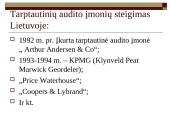 Audito raida pasaulyje ir Lietuvoje 9 puslapis