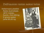 Auksas bei jo savybės 6 puslapis